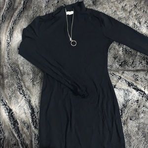 Black mini dress